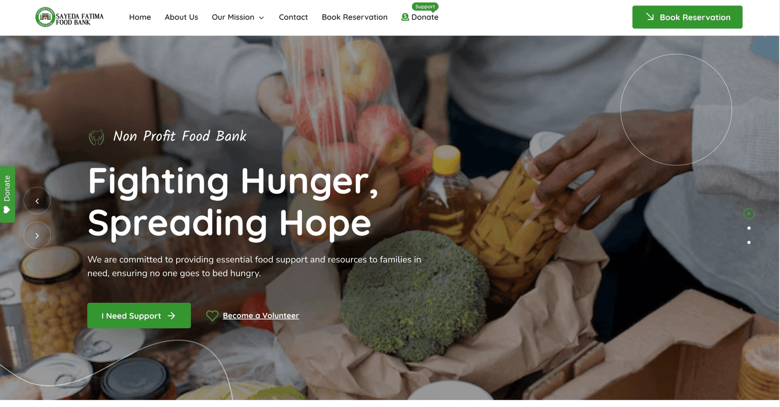 Sayeda Fatima Food Bank