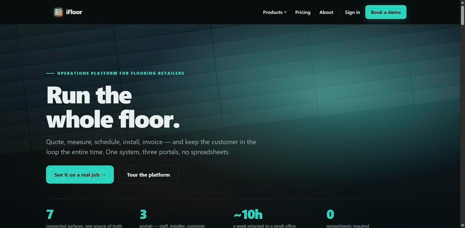 The CRM built for flooring stores, by Nametech