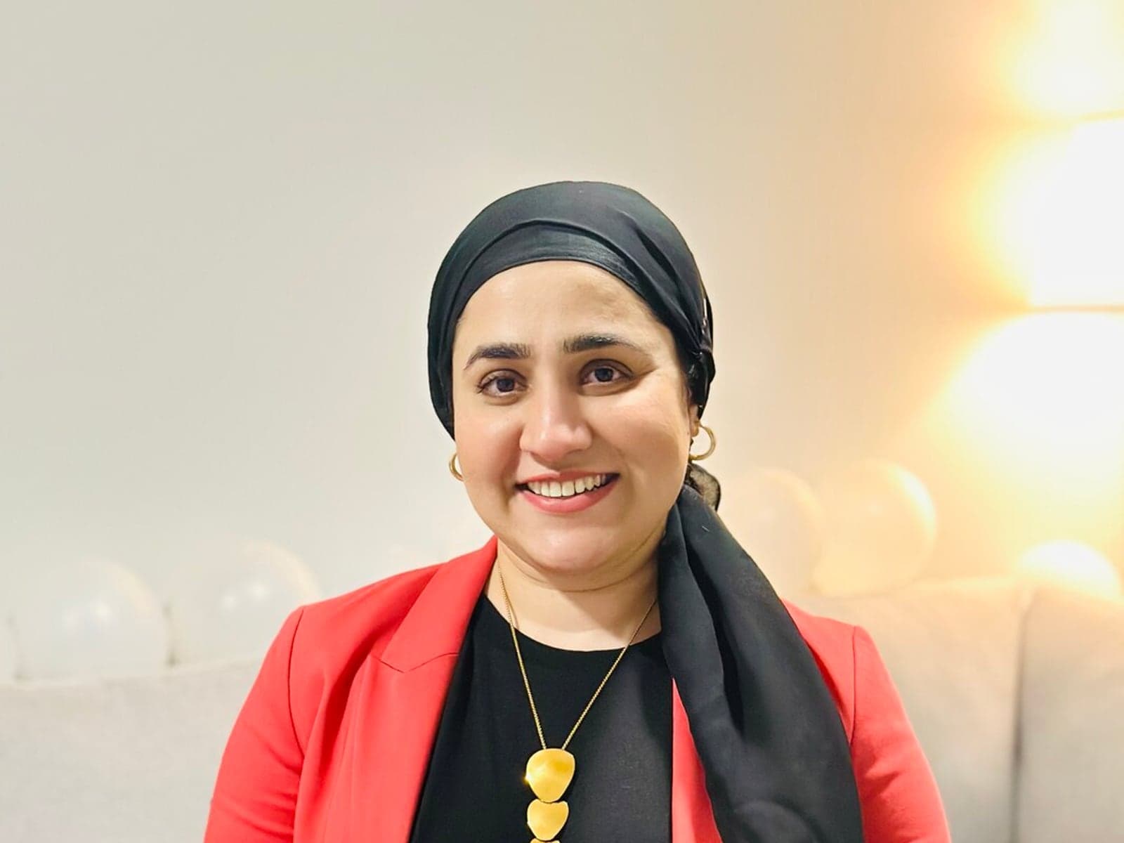 Seemab Akbar, founder of Nametech Canada, who hosts the workshop